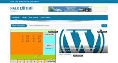 Desktop Screenshot of halkegitimi.com
