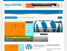 Tablet Screenshot of halkegitimi.com